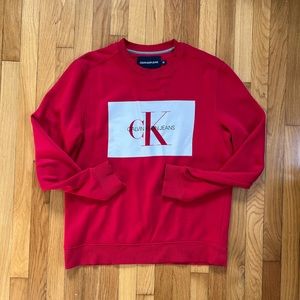 Calvin Klein Jeans Red Crewneck